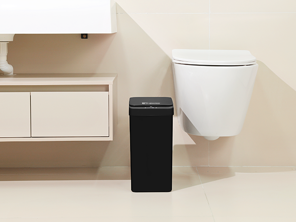 bathroom trash can touchless