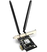 Tenda WiFi 6E Card(E33), AXE5400 Tri-Band Wireless PCIE WiFi Card for Desktop PC with Bluetooth 5...