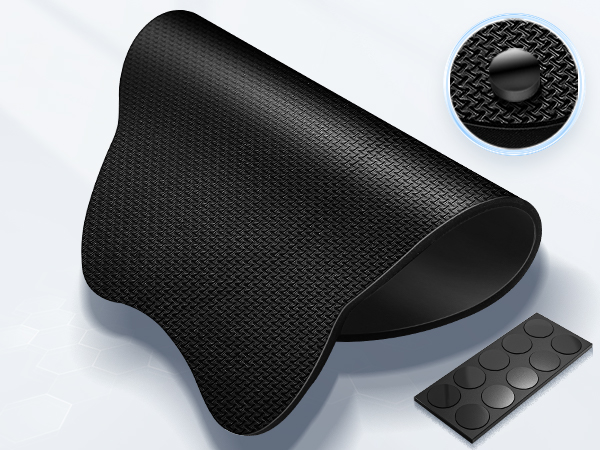 Double non-slip rubber base