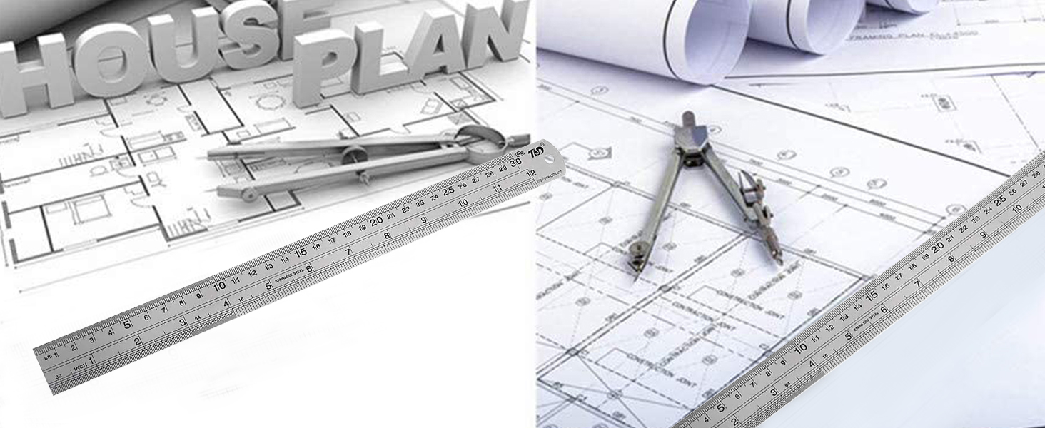 Metal ruler