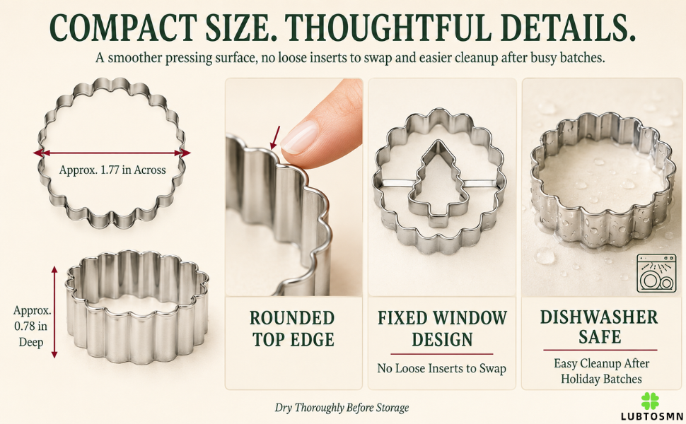 Asmoother pressing surface,no loose inserts to swap and easier cleanup after busy batches.