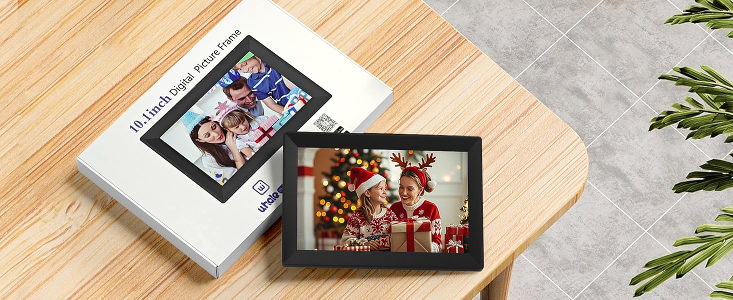 Uhale 10.1inch Digital Picture Frame WiFi Smart Touch Screen Digital Photo Frame