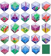 Brain Teaser Puzzle Cubes Party Favors for ADHD Autism Kids Adults 24 Pack Fidget Toy Set Gifts M...