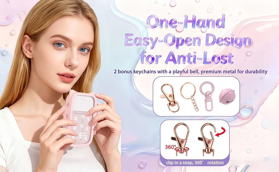 Perfectly compatible with touchland hand sanitizer case, this case feels comfortable to hold