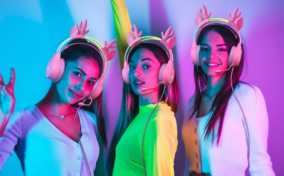 GAMING HEADSET PINK