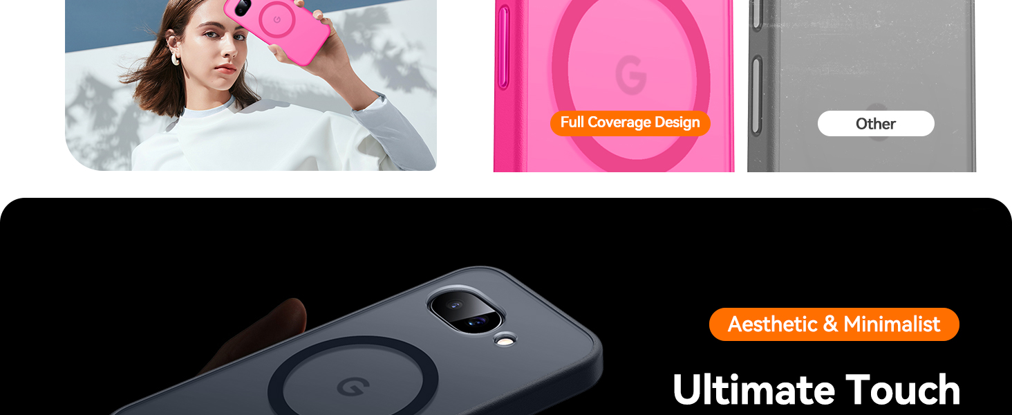 Only Compatible with Google Pixel 9a Case 6.3 inch