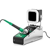TBK211 Portable Cordless Soldering Station, 60W, Rapid 3-Second Heat Up to 450°C, Digital Temp Di...