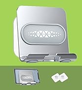 BICEUKI Shower Phone Holder with 2PCS Adhesive Stickers,Wall Mount Phone Stand for Bathroom,Kitch...
