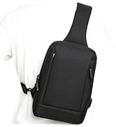 CAAORDKSO Messenger Bag Sling Bag Crossbody Shoulder Bag for Men Women Teen Travel Daily Work Sat...