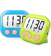 Classroom Timers for Teachers Kids Large Magnetic Digital Timer Teacher Supplies 2 Pack-Blue Green