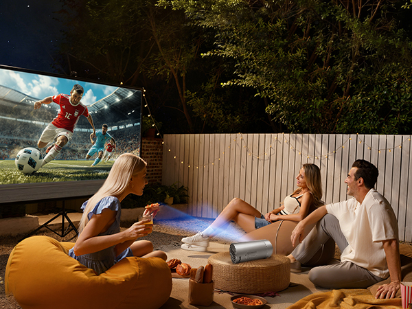 Smart Projector with WiFi and Bluetooth Portable Movie Projectors