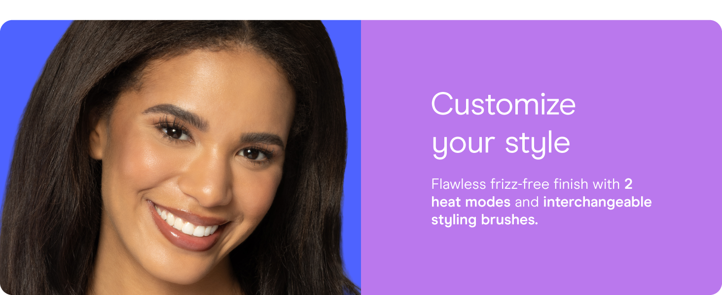 Conair infiniti hot air spin brush set dryer double ceramic ions less frizz healthy hair