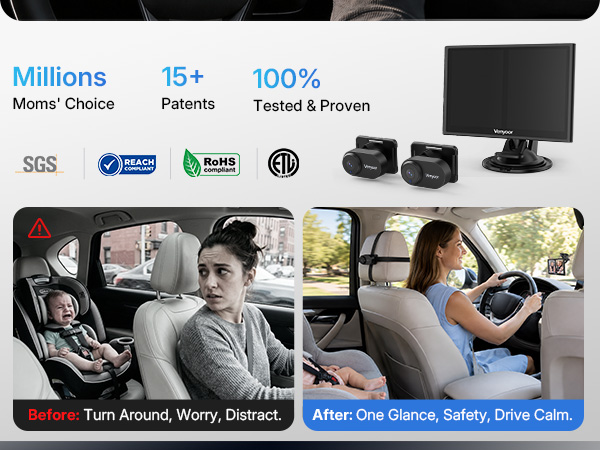 double car camera for 2 baby