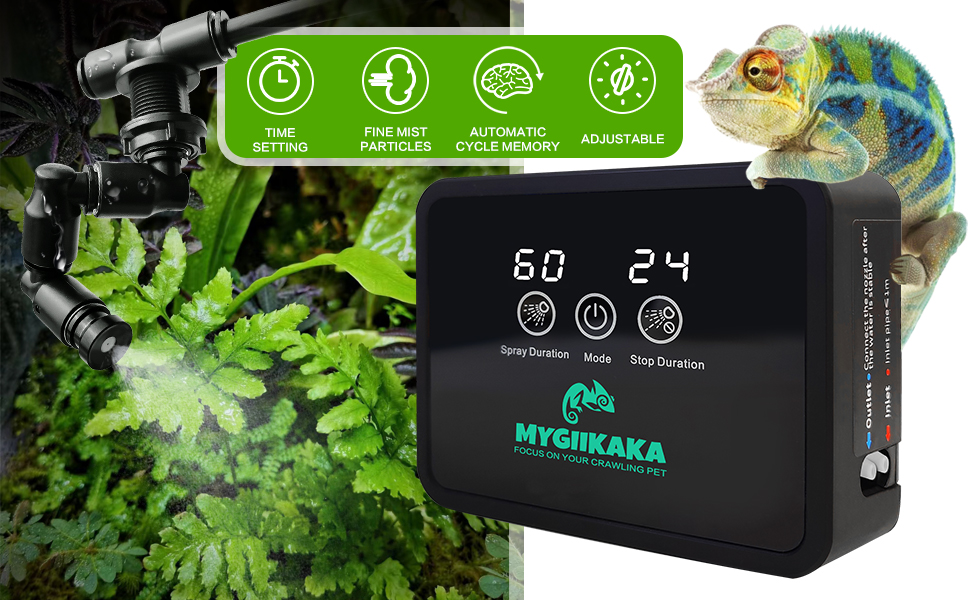 Reptile Humidifiers Misting System Automatic with Timer