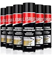 6 Pack Liquid Sealant Spray, 17 oz, Waterproof Patch &amp; Seal Rubberized Sealant Spray, Stop Leaks ...