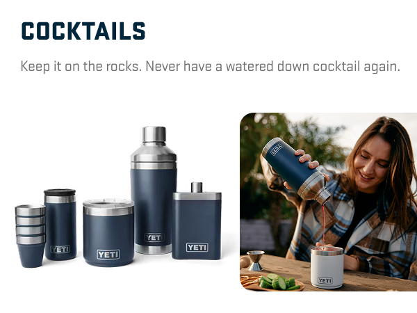 Keep your cocktails on the rocks.