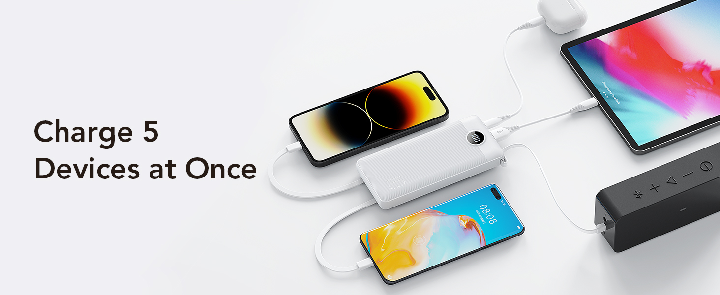 power bank with cable