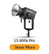 Aputure LS 600x Pro Bi-color LED Video Light V-mount CCT 2700K~6500K, CRI &amp; TLCI =96,Bluetooth Ap...