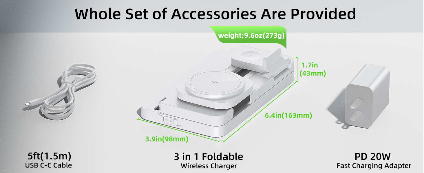 phone and watch charger station for iphone