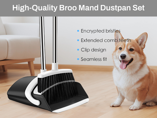 Broom and Dustpan Set