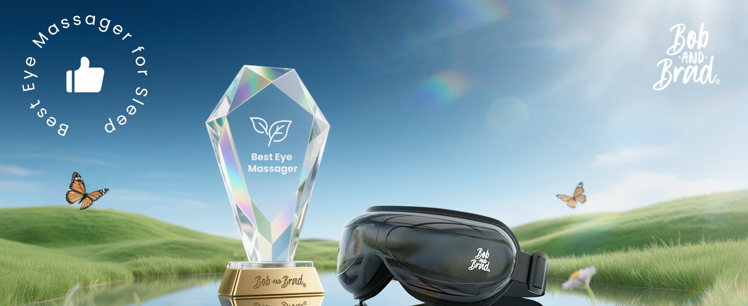 bob and brad eye massager with heat christmas gifts eye mask face massager migraine relief product