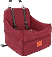 GL GLENSLAVE Dog Car Seat for Small/Medium Dogs, Dog Booster Car Seats with Thick Cushion for Dog...