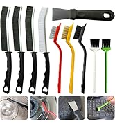 10Pcs Crevice Cleaning Tools, Household Cleaning Brush,Hard Bristle Brushes for Small Spaces, Bat...