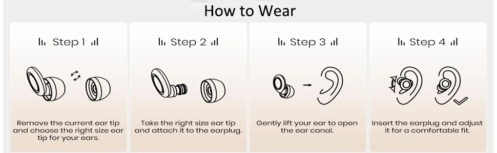 How to wear ear plugs