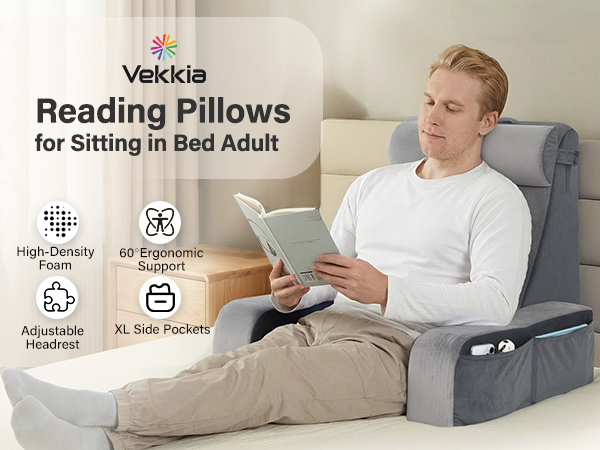 Reading Pillows for Sitting in Bed Adult