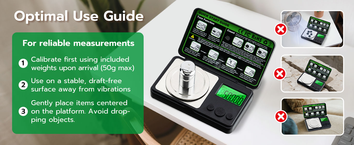 Optimal Use Guide: For reliable measurements