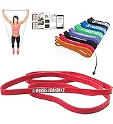 Rubberbanditz Pull Up Assist Resistance Bands Heavy Duty Loop Exercise Workout Bands for Powerlif...