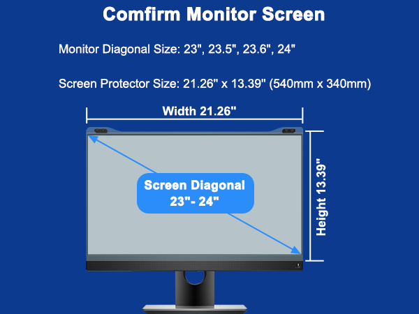 23-24 INCH BLUE LIGHT SCREEN PROTECTOR