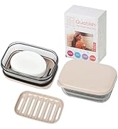 Quatish Soap Holder, Leakproof Travel Soap Case, Bar Soap Holder for Shower, Soap Container with ...
