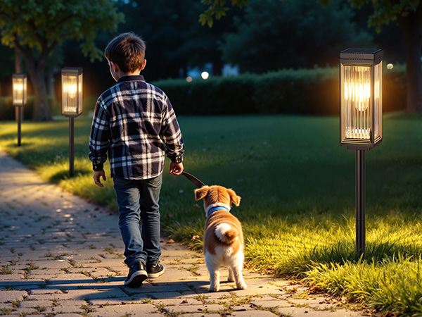 solar walkway lights