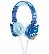 PJ Masks Over-Ear Headphones for Kids - Adjustable Headband, Stereo Sound, Tangle-Free Cable, Vol...