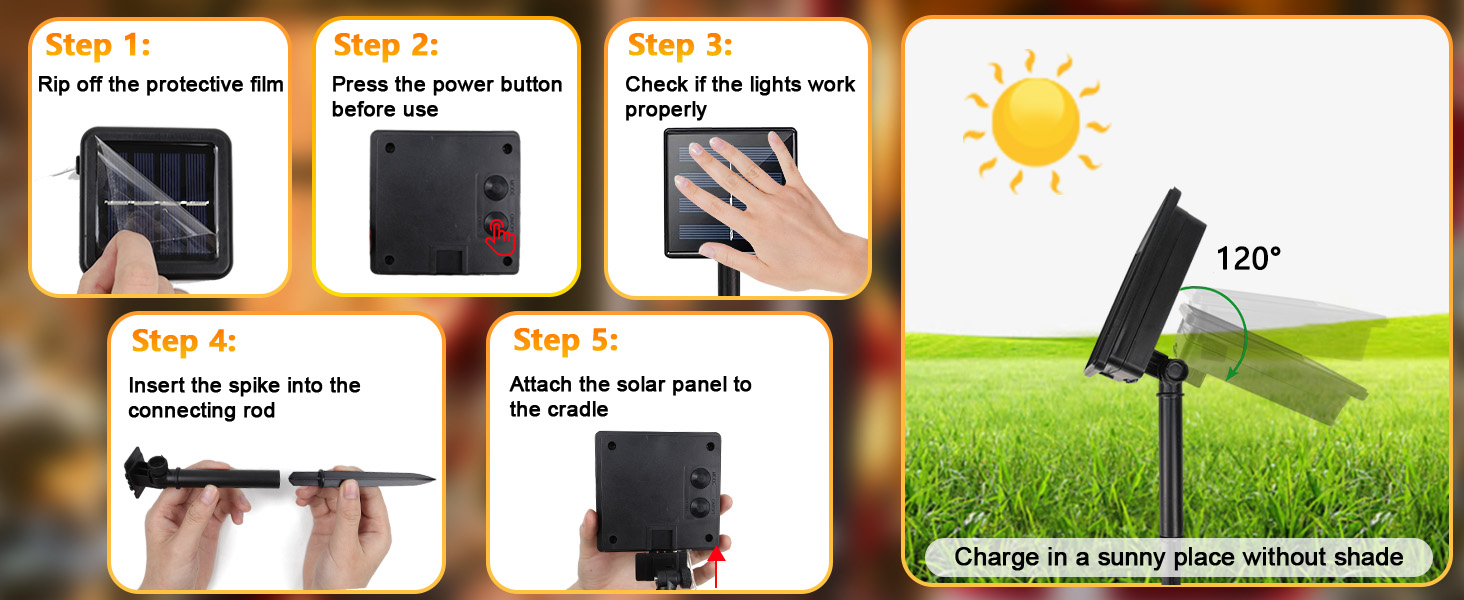 solar tree lights