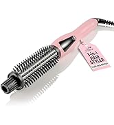 Alure Heated Styling Brush - 3-in-1 Ionic Hair Curler/Straightener with Anti-Scald Nylon Bristles...