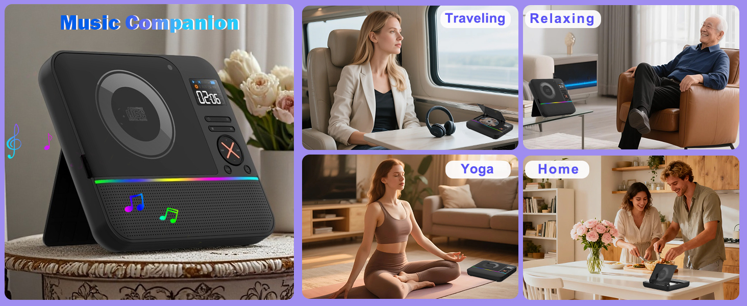 Desktop Boombox CD Player