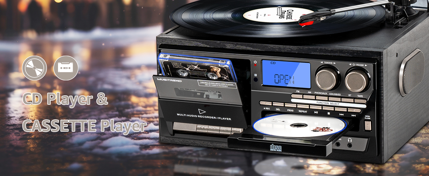 9 in 1 Record Player
