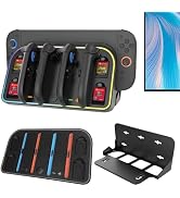 JDGPOKOO Switch 2 Wall Mount with Charging Dock, RGB Wall Mount Kit Shelf Compatible with Nintend...