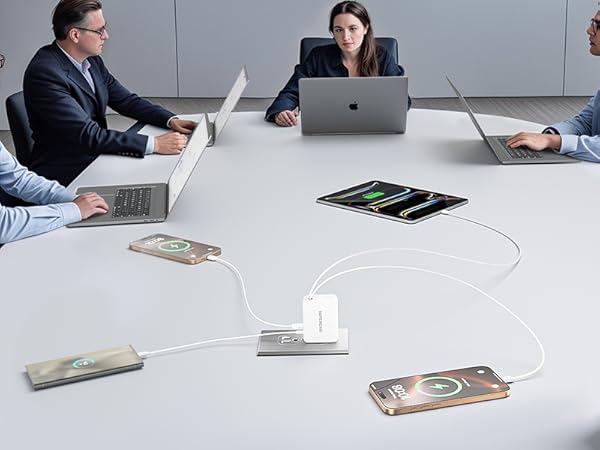 wall charger with retractable cable