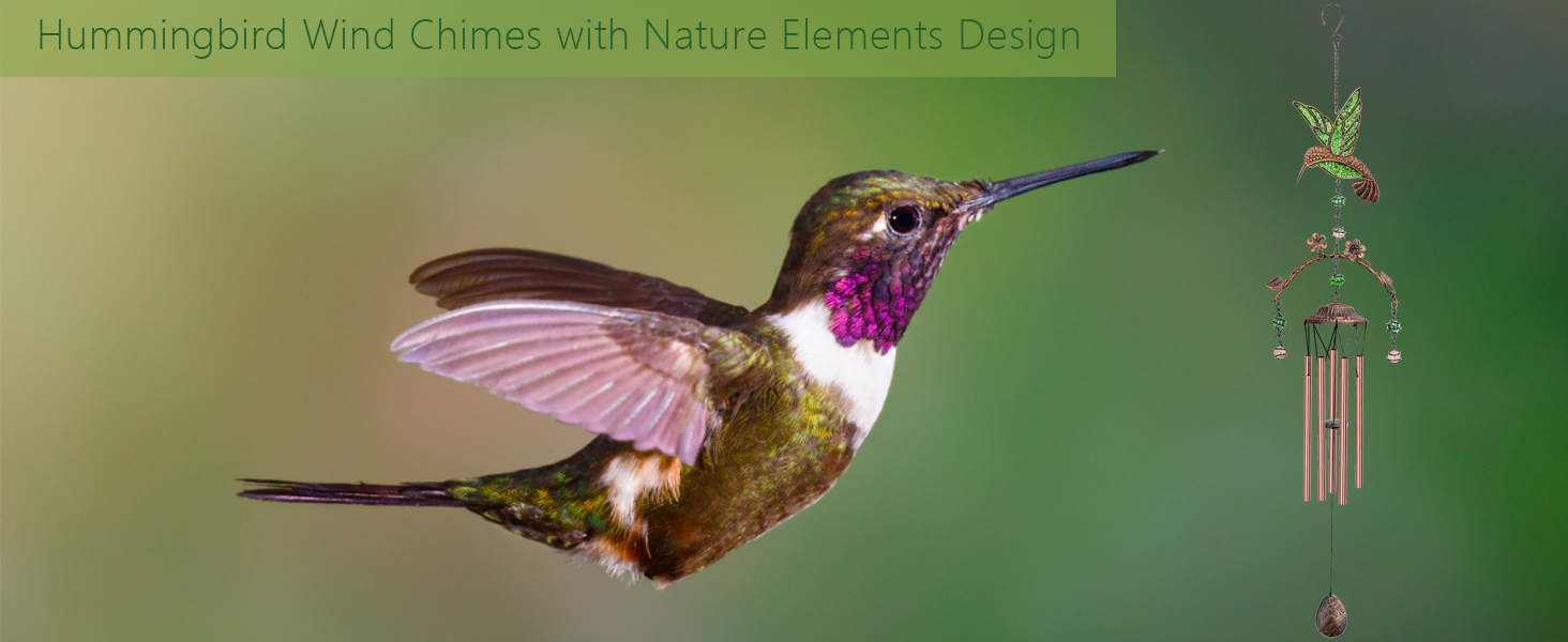 hummingbird wind chimes