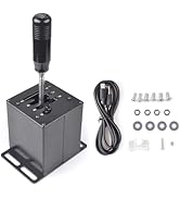 ZHSYMX PC USB Simulator Shifter Compatible with Logitech G29 /G27 /G25 /G920,Thrustmaster T300 T5...