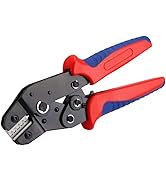 HKS Micro Connector Pin Open Barrel Crimping Tool 32-22AWG - 0.03-0.33mm², Ratcheting Crimper for...