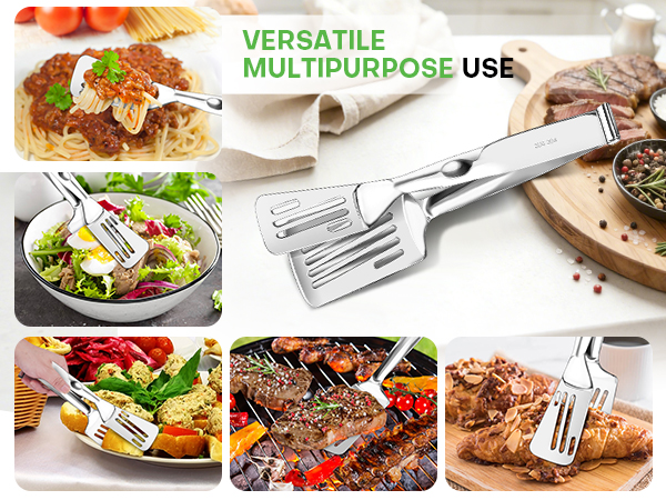 2-in-1 Detachable Design Kitchen Tongs