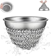 Kitchen Sink Drain Strainer, Wokdada Reversible Insert Mesh Sink Strainer, 304 Stainless Steel Si...