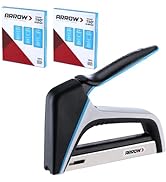 Arrow T50X TacMate Staple Gun Kit, Lightweight &amp; Comfortable Grip, with 3750 Pieces T50 1/4", 3/8...