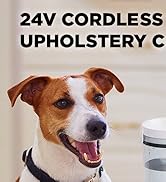 HAUSHOF Cordless Carpet &amp; Upholstery Cleaner, Lightweight Deep Fabric Cleaner Machine with Brushl...