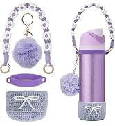 Kaitiaki Crochet Boot Set for Owala Water Bottle 24 oz - Anti-Slip Sleeve, Water Bottle Handle St...