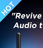 MOREGAX Upgraded M18 Bluetooth 5.3 Audio Receiver Transmitter for Home Stereo TV, HiFi Wireless B...